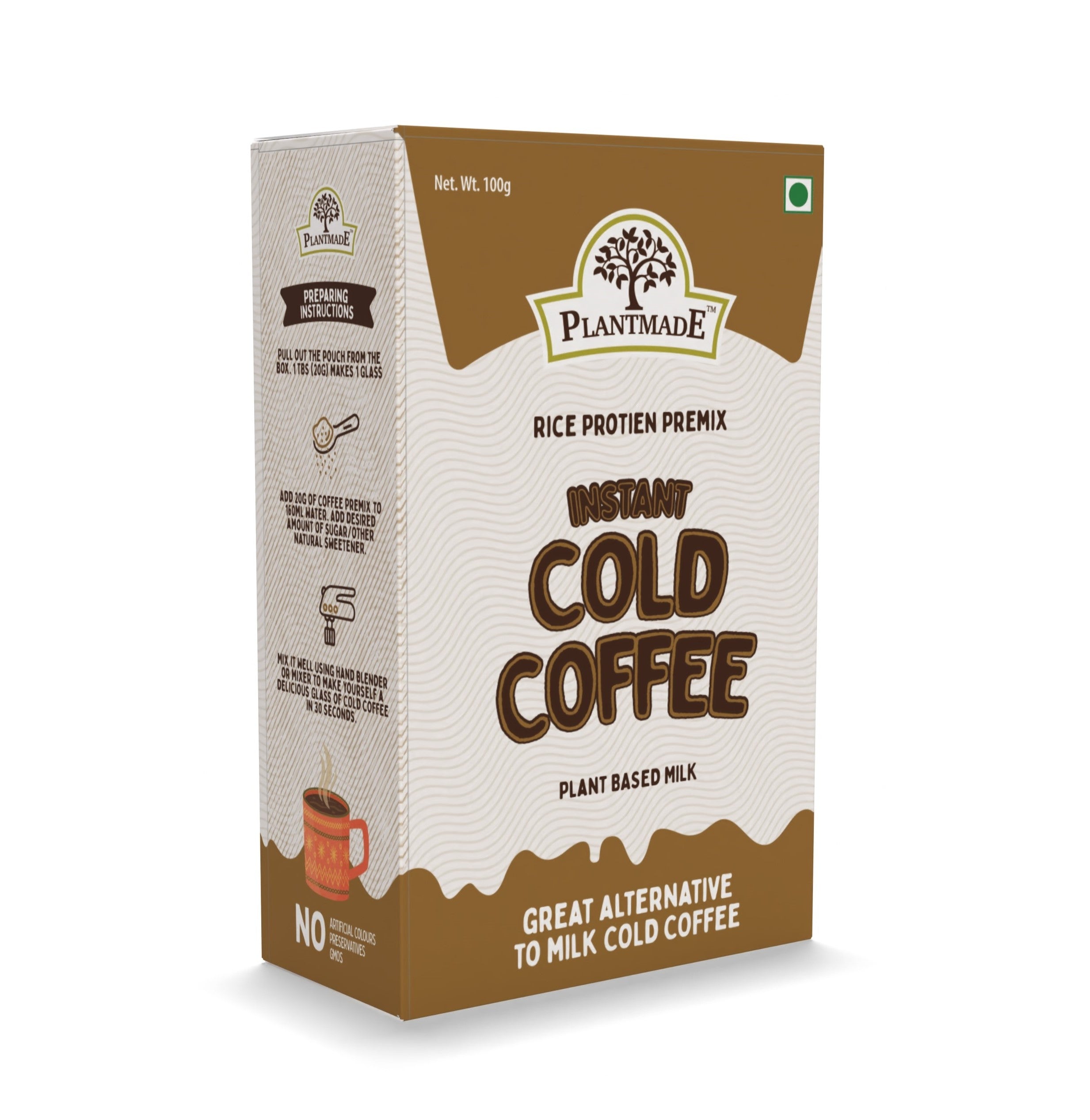 Plantmade Instant Cold Coffee Powder 500Gm